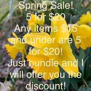 🌷🌷 5 for $20 SALE 🌷🌷